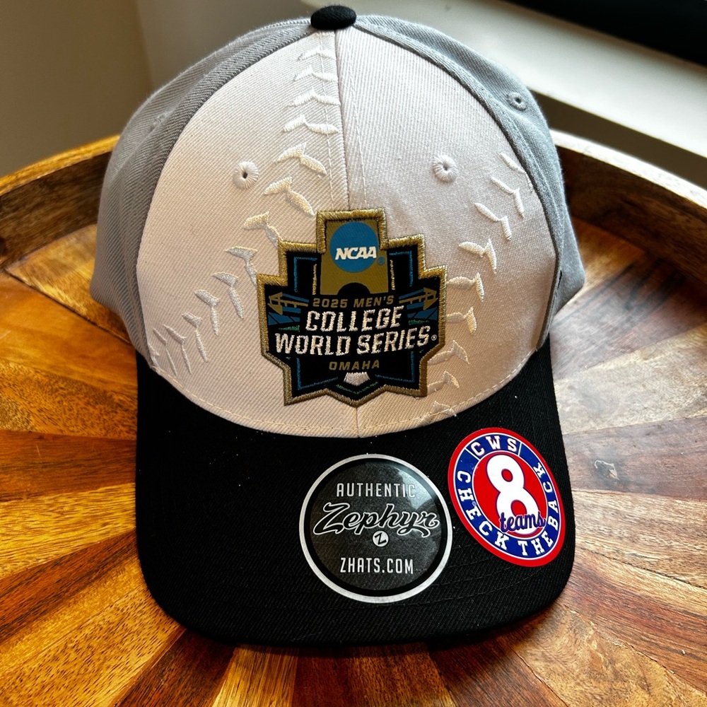 NWT OFFICIAL NCAA CWS 2025 Adjustable hat.Zephyr brand. NEW